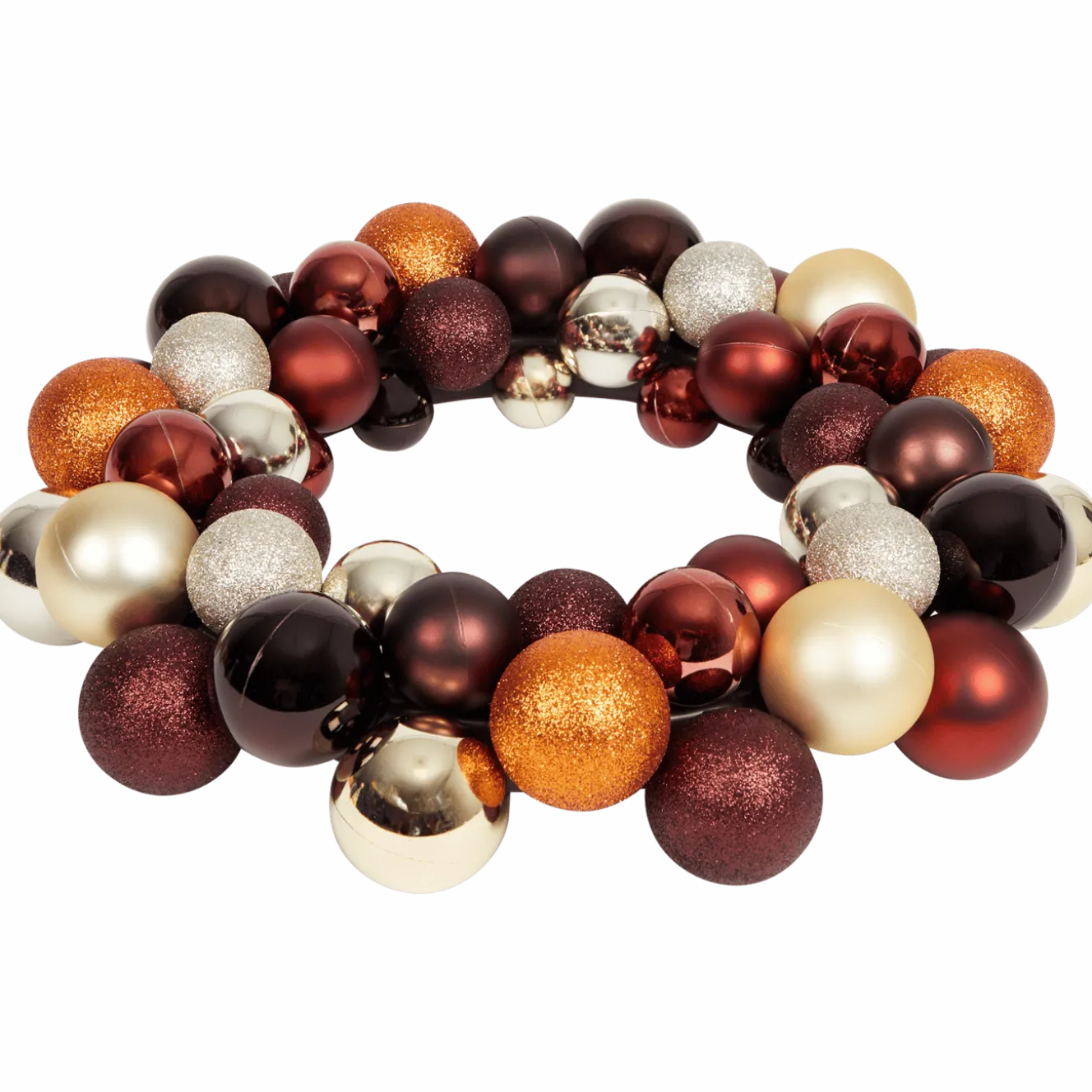 Absolu Chic kerstkrans met kerstballen