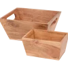 Acaciahouten opbergbakken