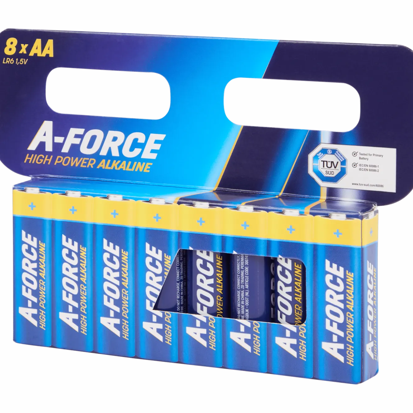A-Force High Power Alkaline batterijen AA