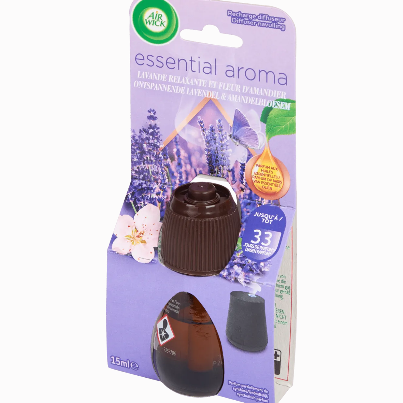 Air Wick Essential Aroma diffuser-navulling Ontspannende Lavendel & Amandelbloesem
