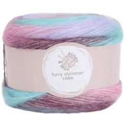 Alison & Mae glansgaren Furry Shimmer Cake