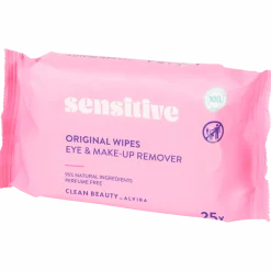 Alvira Clean Beauty reinigingsdoekjes Sensitive