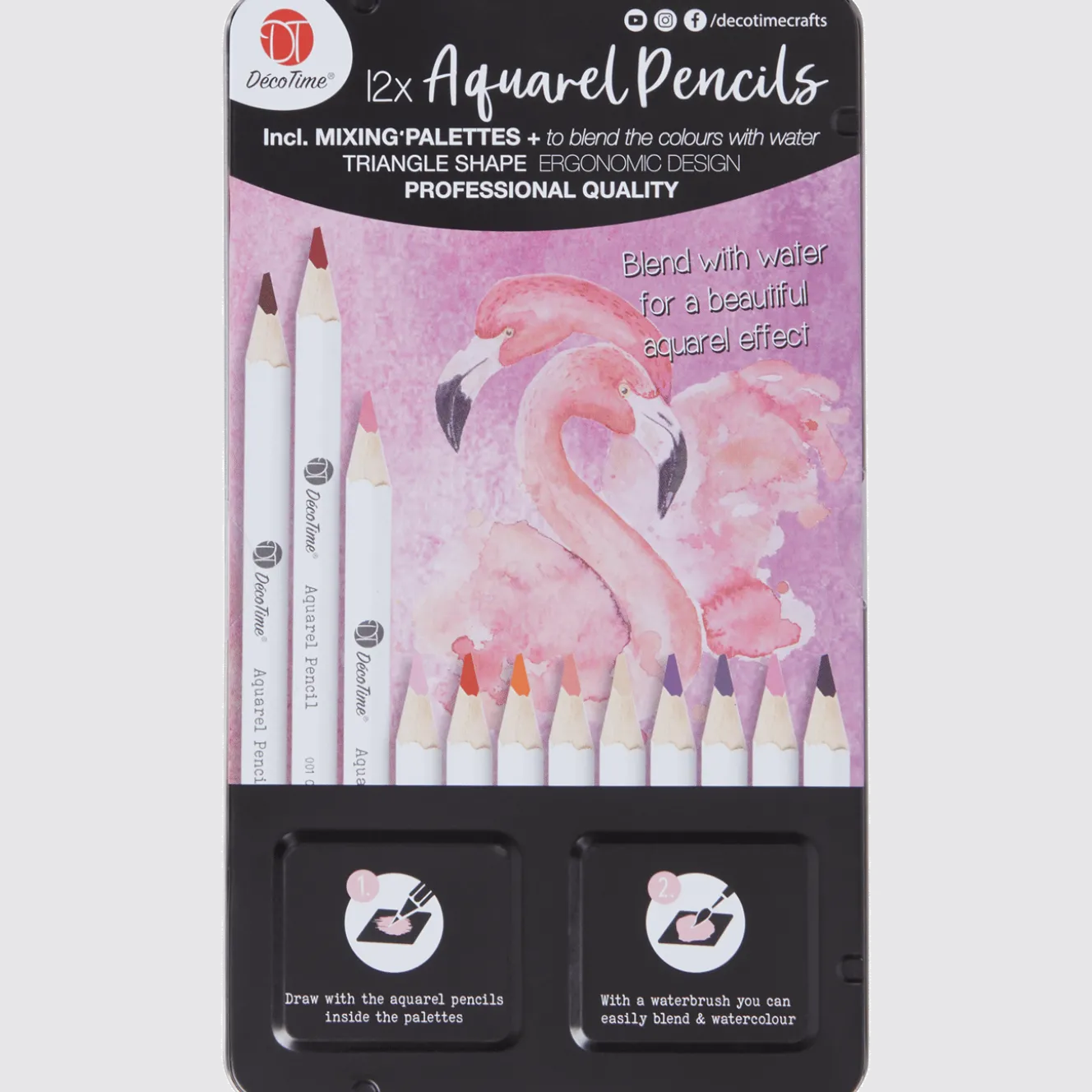 Aquarelpotlodenset