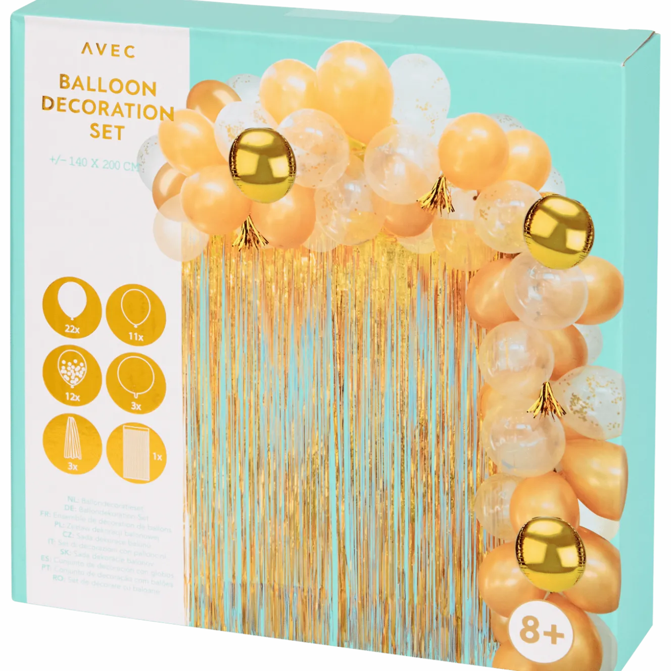 Avec ballondecoratieset