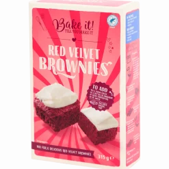 Bake it! red velvet brownie mix