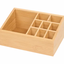 Bamboe make-up organizer
