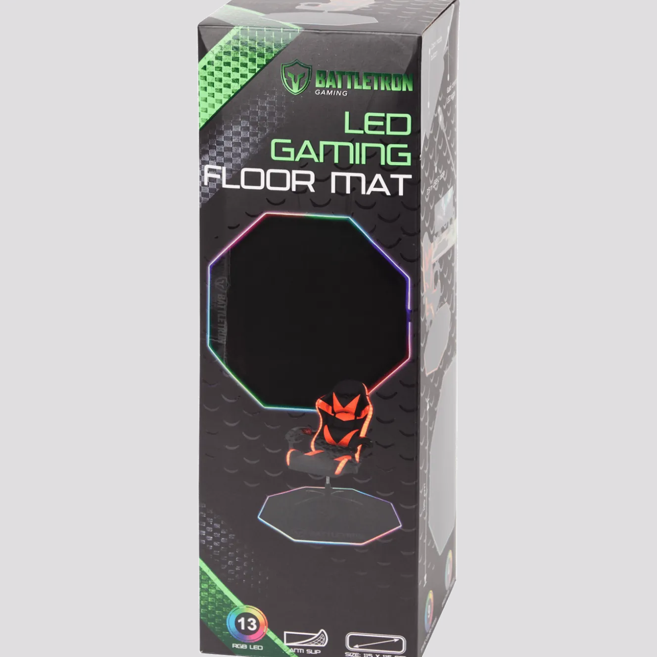 Battletron gamingvloermat met licht