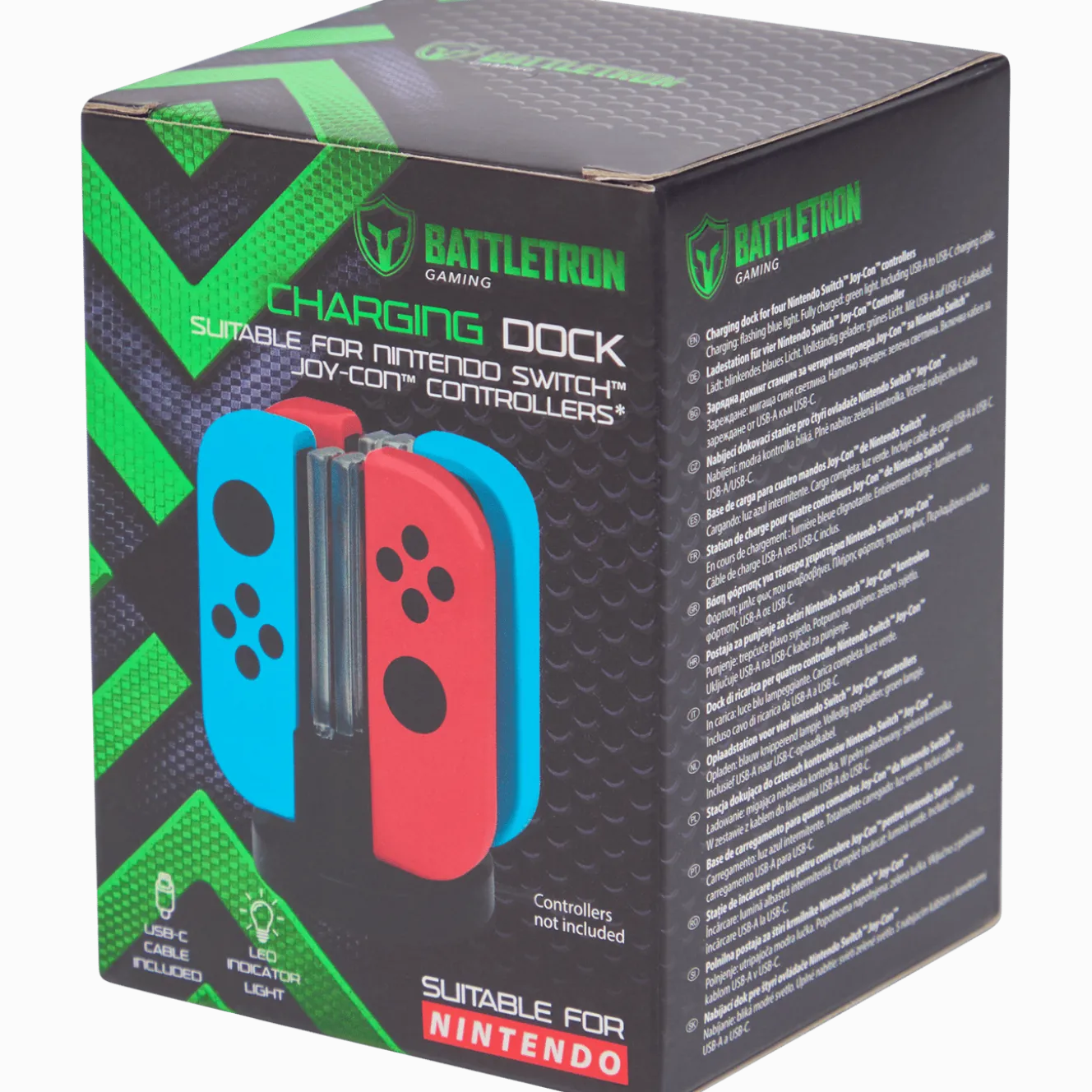 Battletron Nintendo Switch joy-con lader