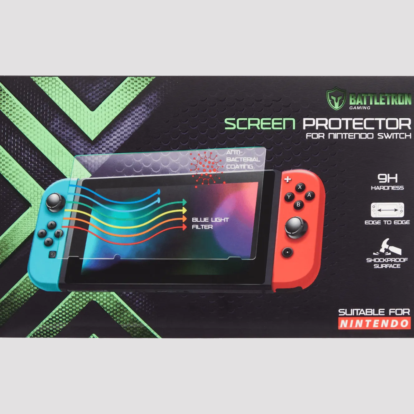 Battletron screenprotector Nintendo Switch