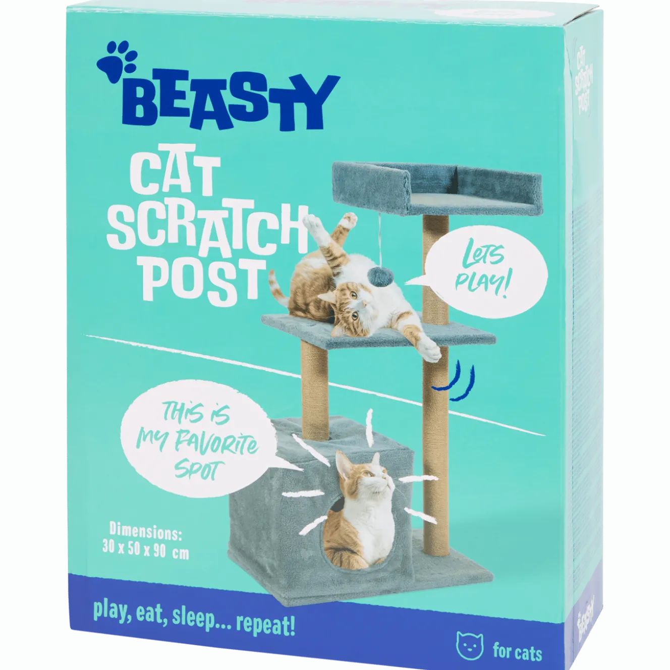 Beasty kattenboom met krabpalen