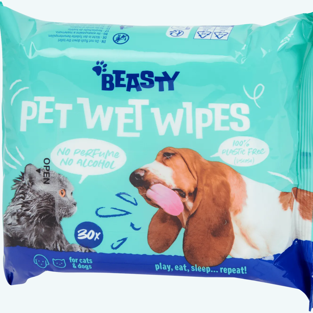 Beasty vochtige doekjes voor huisdieren