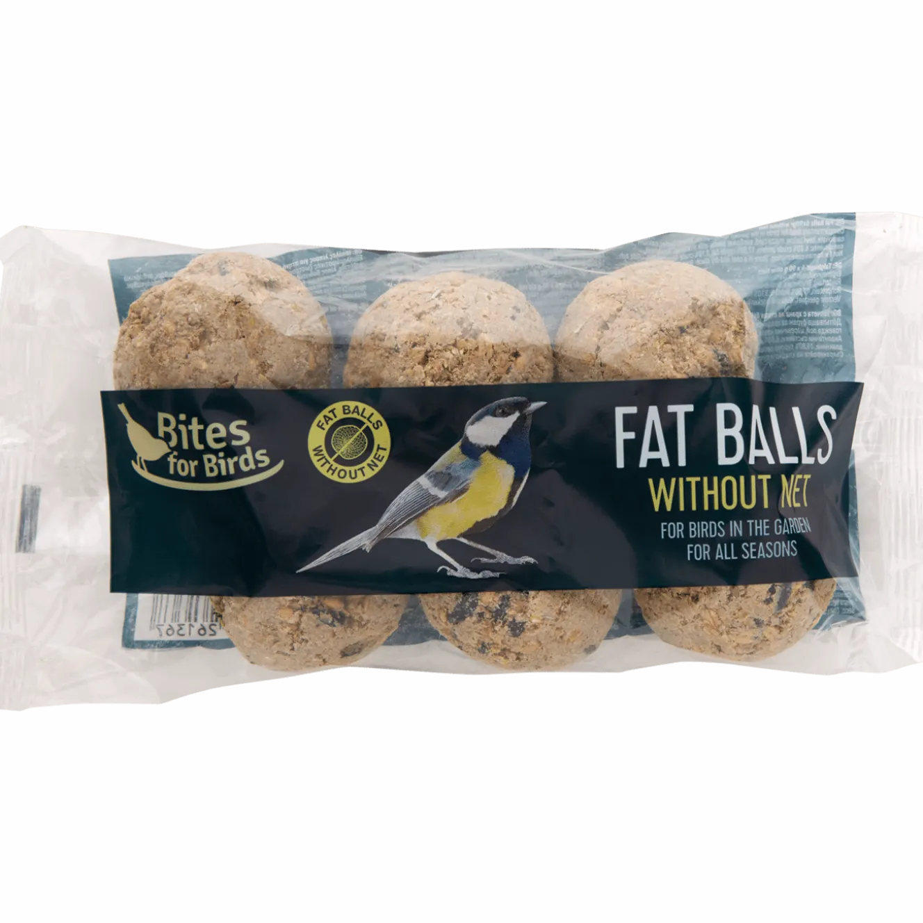 Bites for Birds vetbollen zonder net