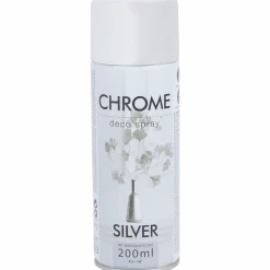 Chroom spuitverf zilver