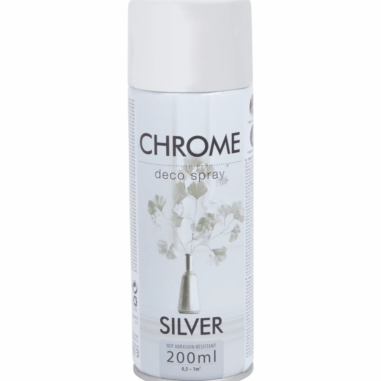 Chroom spuitverf zilver