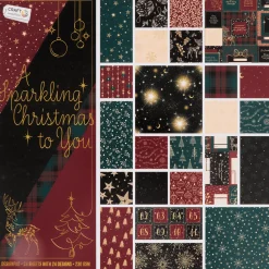 Craft Sensations kerst-papierblok