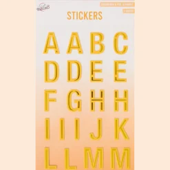 Craft Universe alfabet stickers