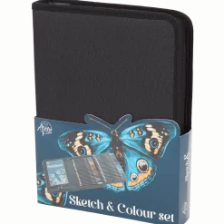 Creative Artist schetsblok & kleurset in etui