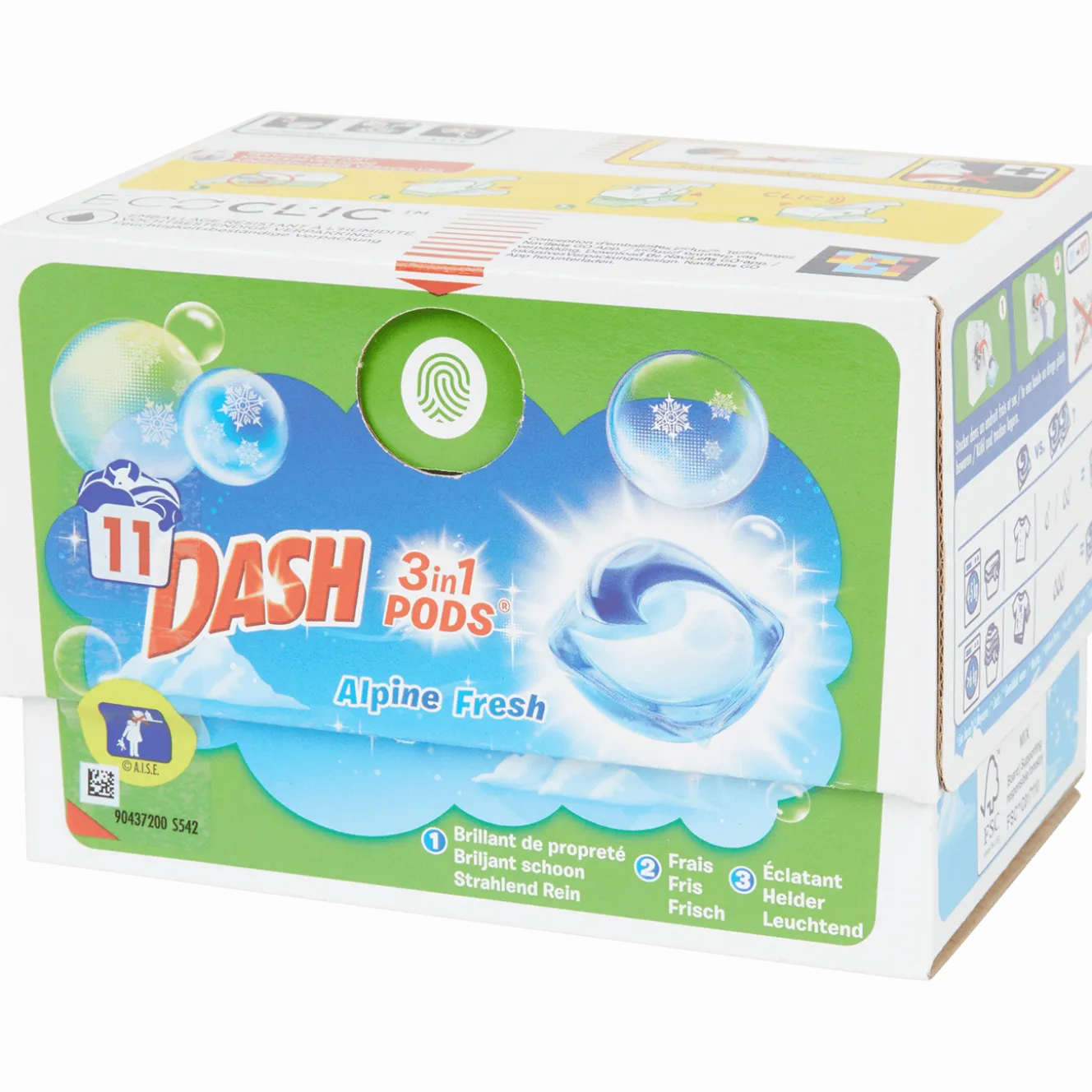 Dash 3-in-1 pods Alpine Fresh