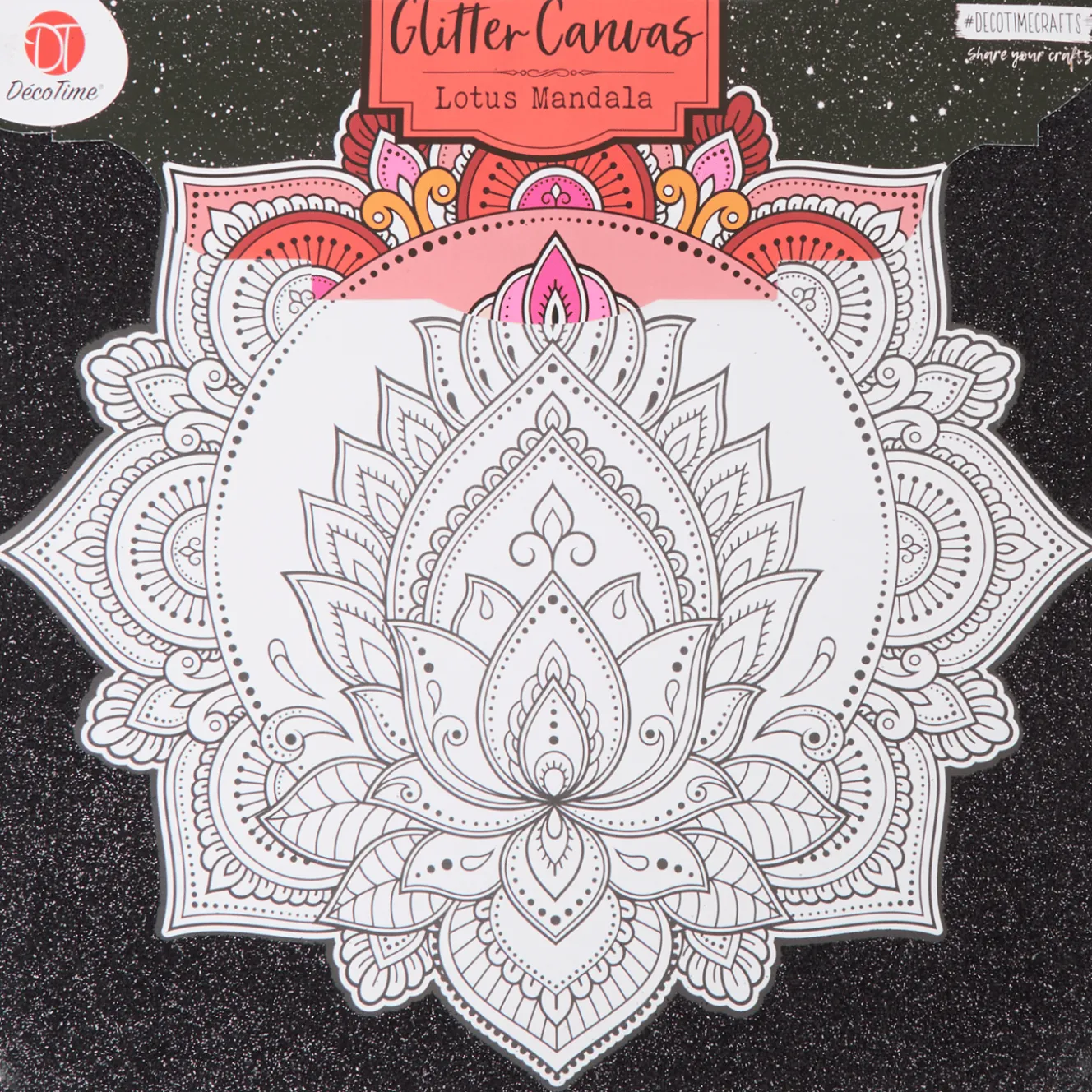 DécoTime kleur je eigen glitter-canvas