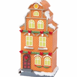 Decoratief huisje met ledlicht