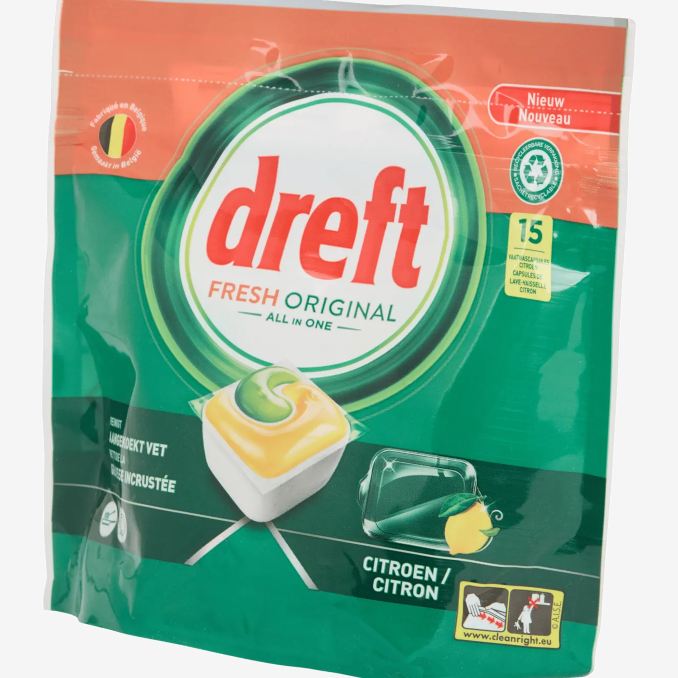 Dreft All-in-One vaatwascapsules Fresh Original