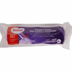 Dumil trekband vuilniszakken Lavendel