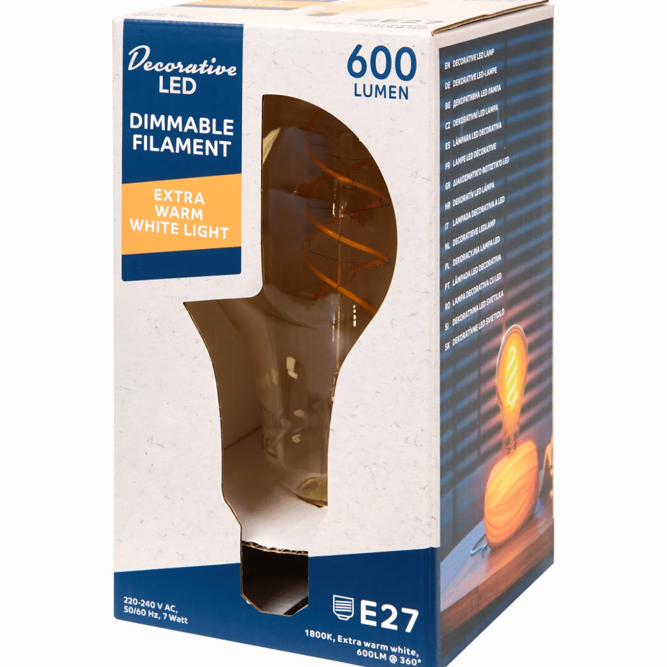 Eurodomest retro filament-ledlamp