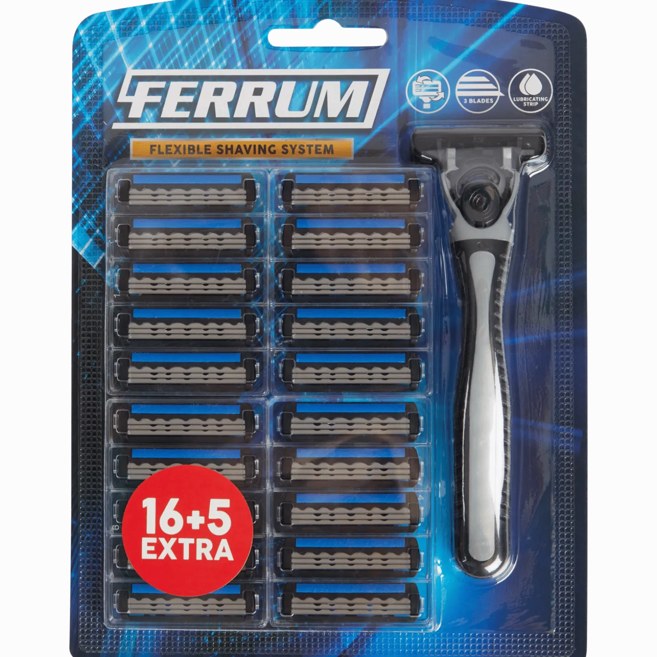 Ferrum scheermes met extra mesjes