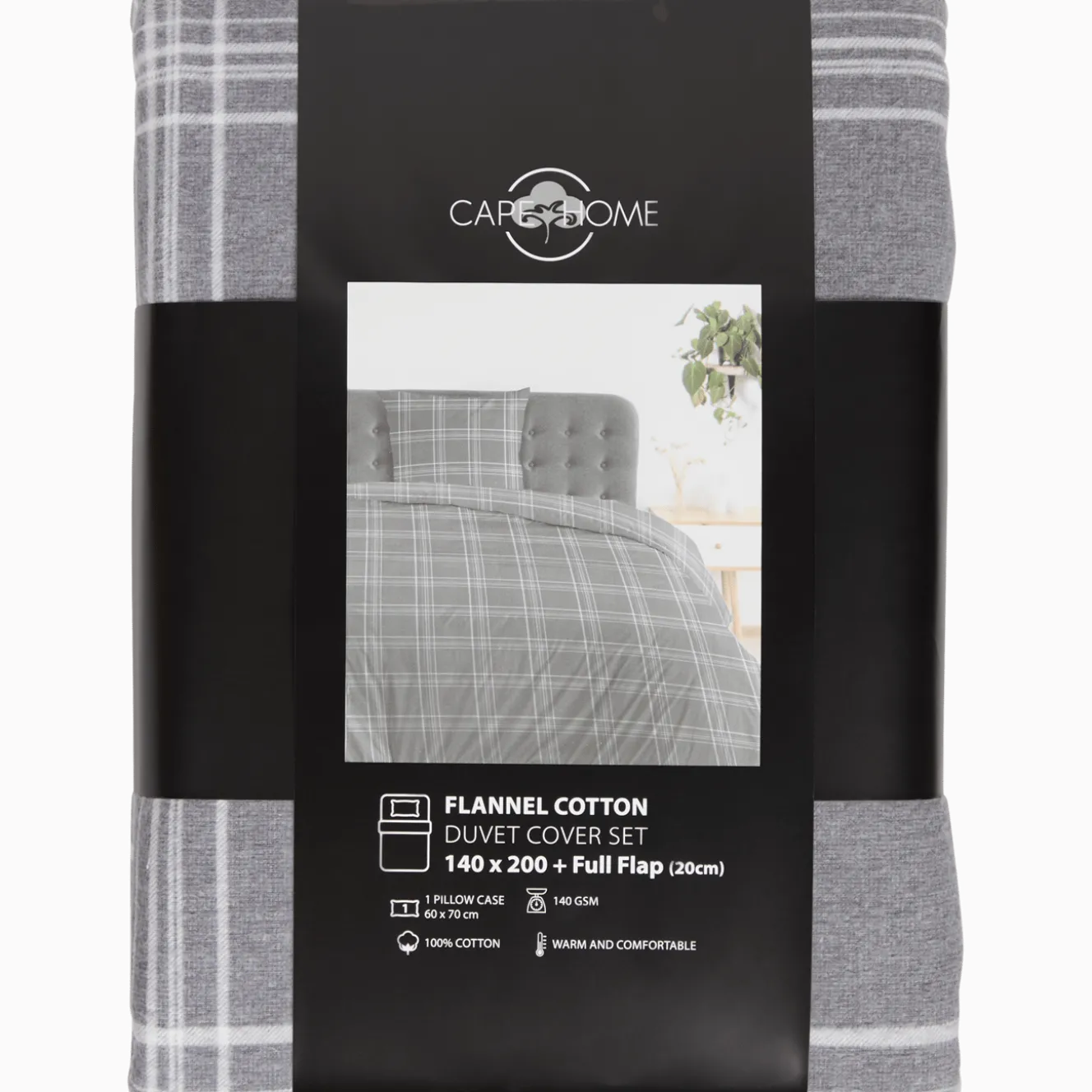 Flanel dekbedovertrek