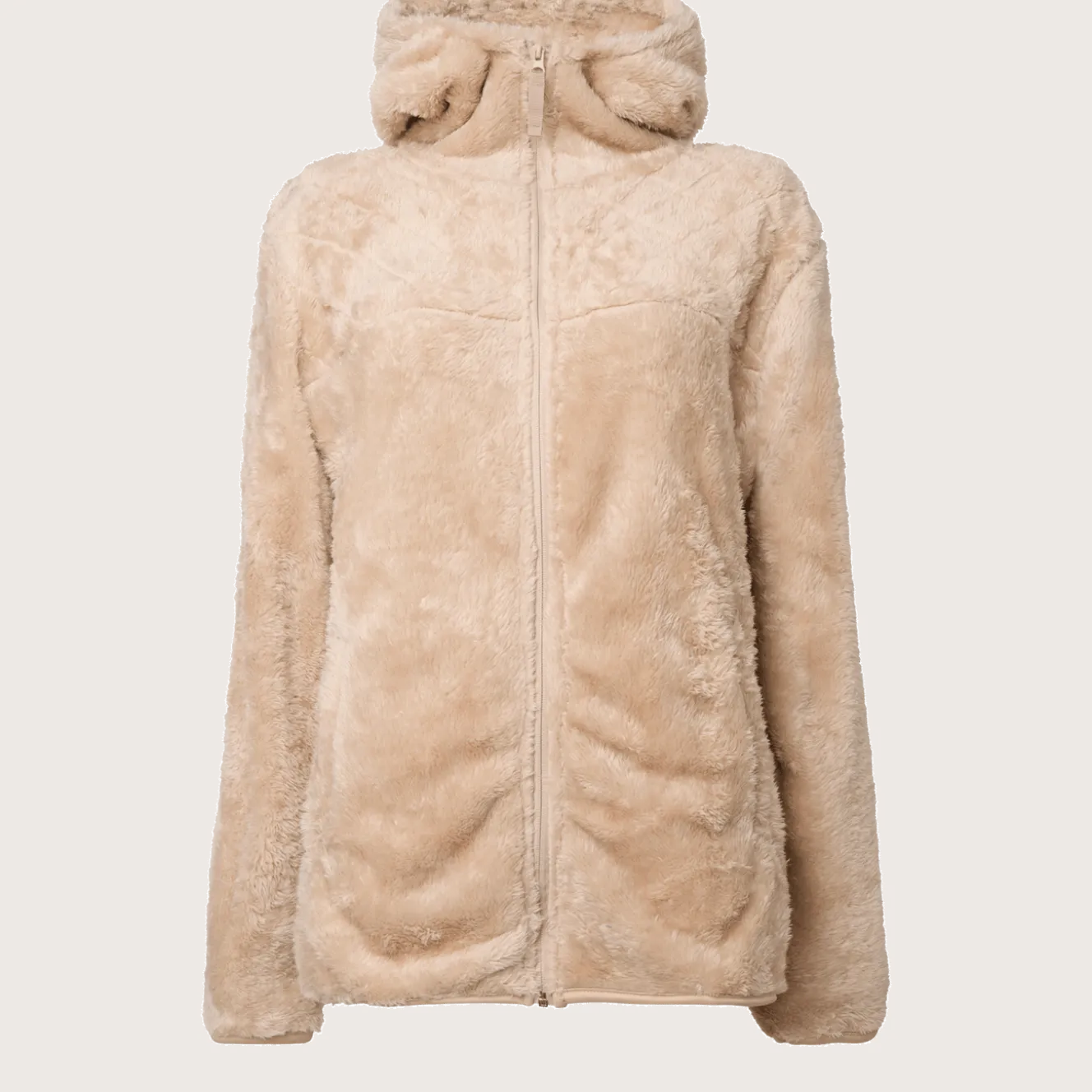 Fleecevest met capuchon