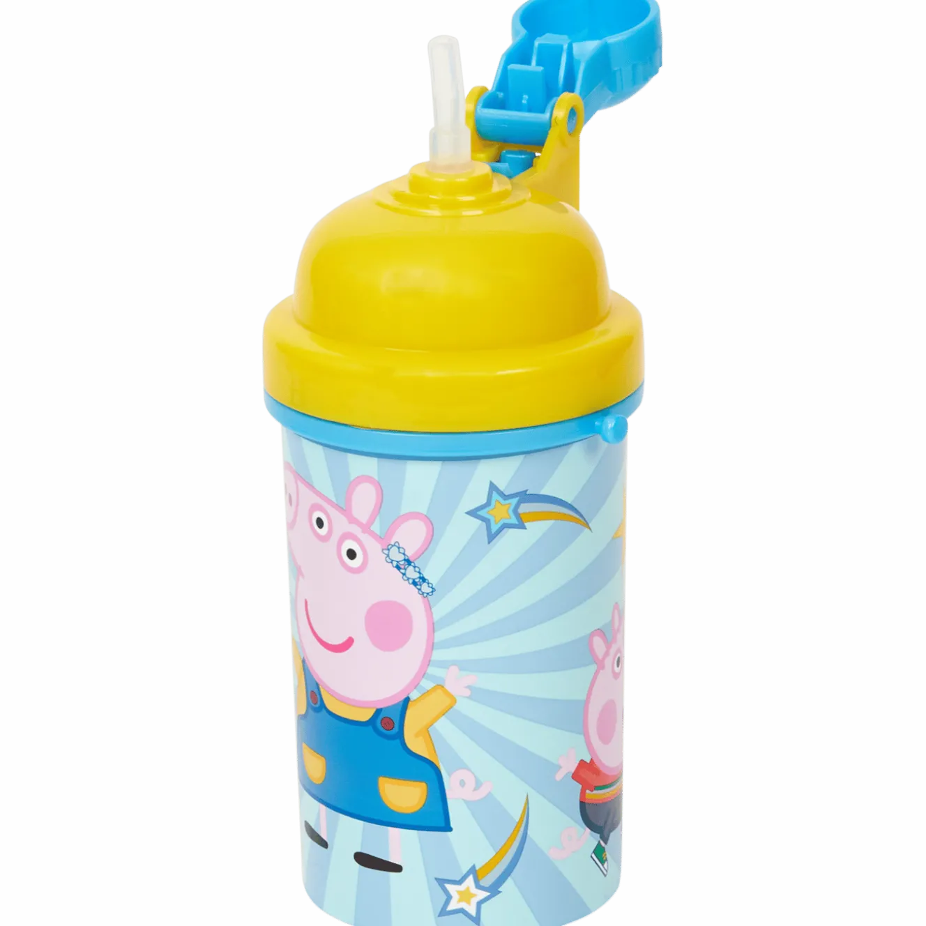 Flip-top drinkbeker