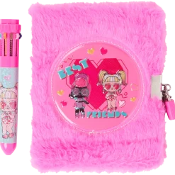 Fluffy dagboek met slot