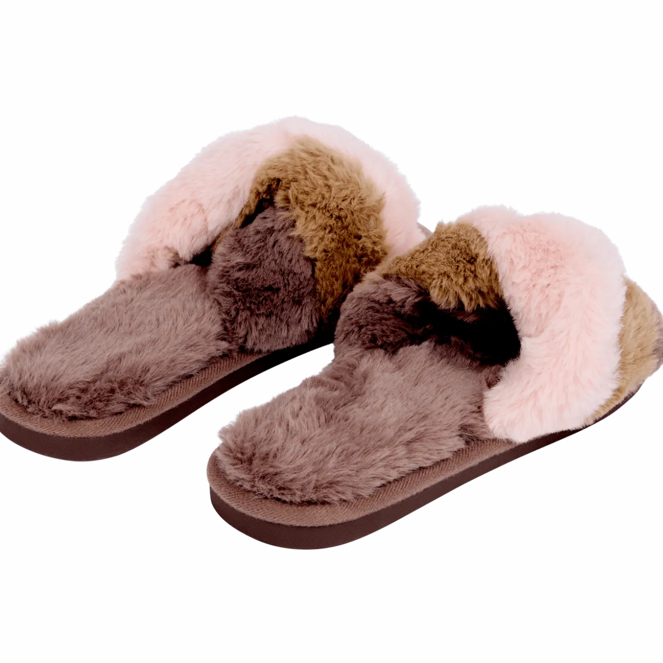 Fluffy slippers