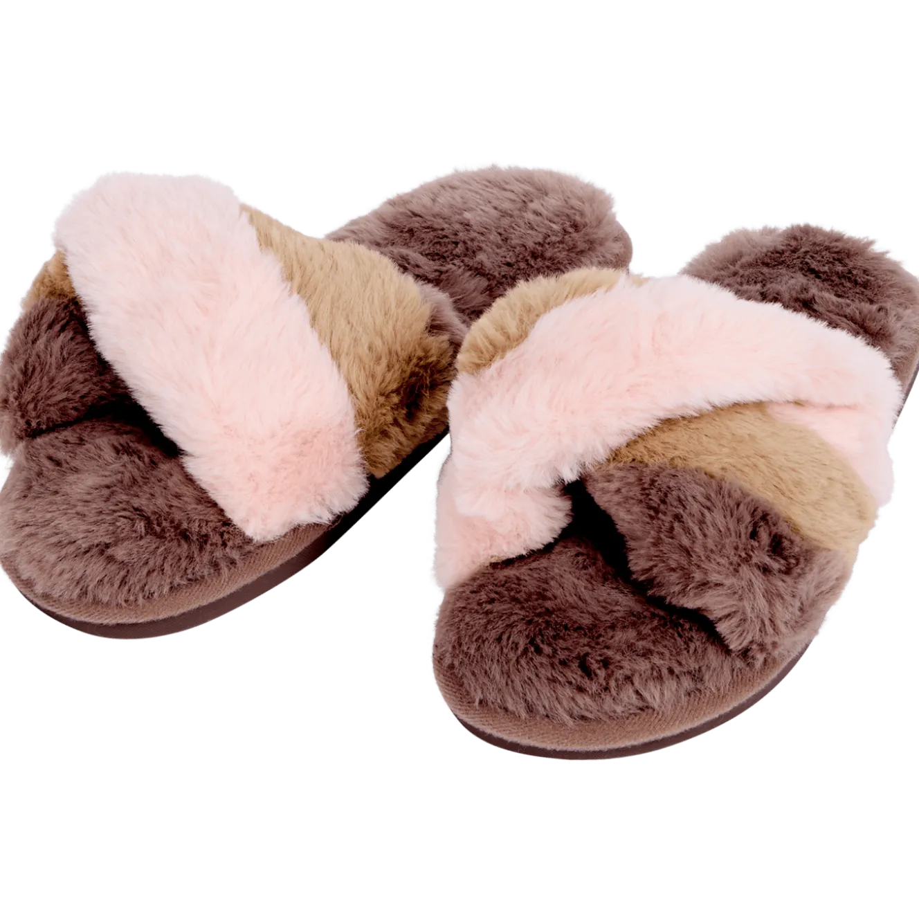 Fluffy slippers