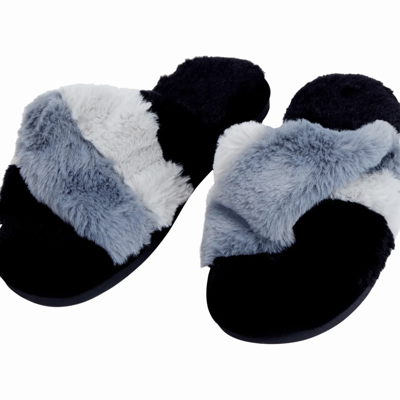 Fluffy slippers