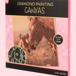Glow-in-the-dark diamond painting
