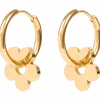 Gold plated oorbellen