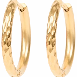 Gold plated oorbellen