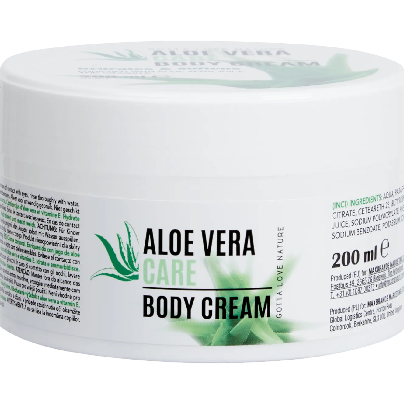 Gotta Love Nature Aloë Vera Care bodycrème
