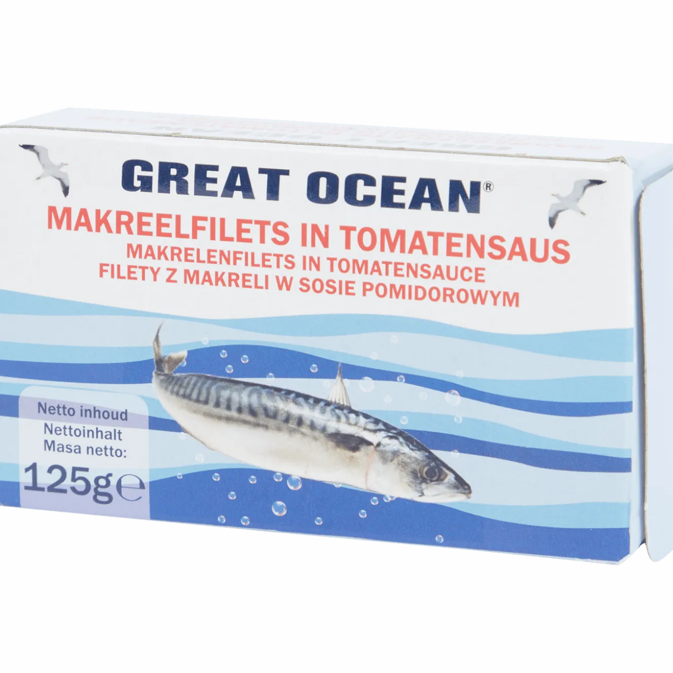 Great Ocean makreelfilet in tomatensaus