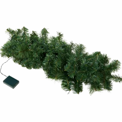 Guirlande dennentakken met led