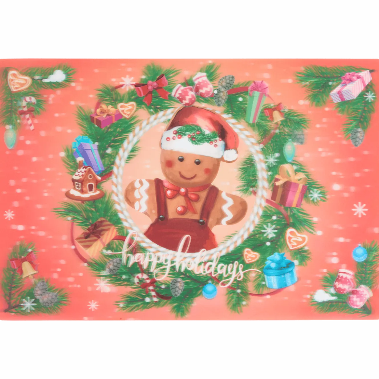 Holografische placemat Kerst