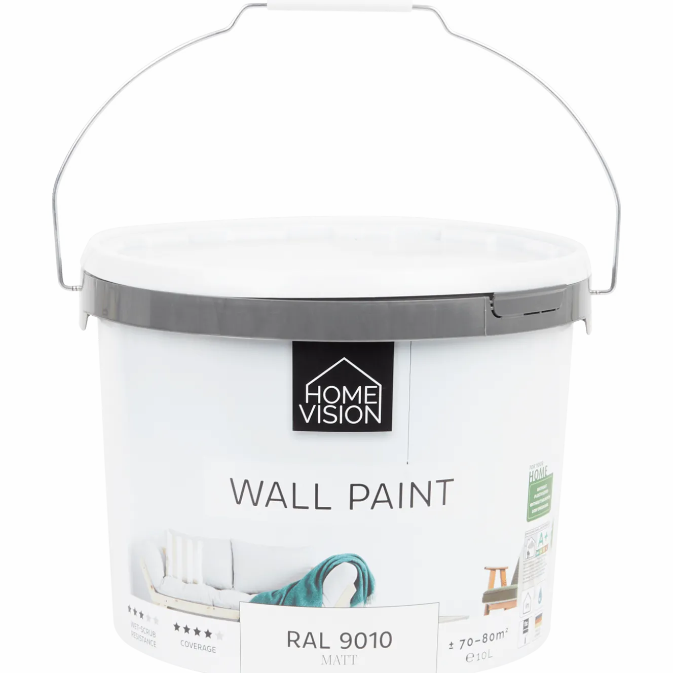 Home Vision matte muurverf RAL 9010