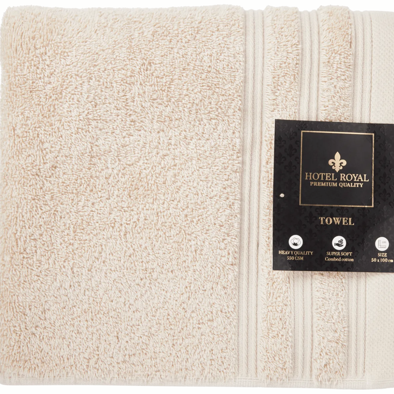 Hotel Royal handdoek beige