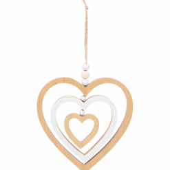 Houten kersthanger