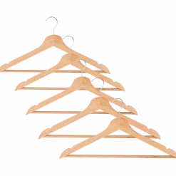 Houten kledinghangers