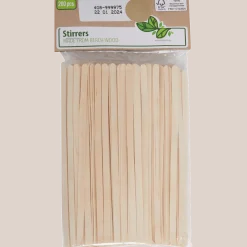 Houten roerstokjes