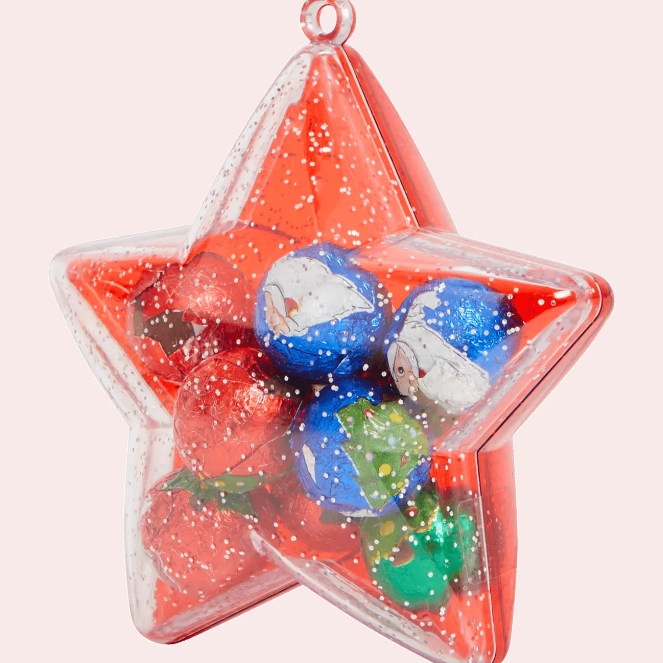Kerstboomhanger met chocolade