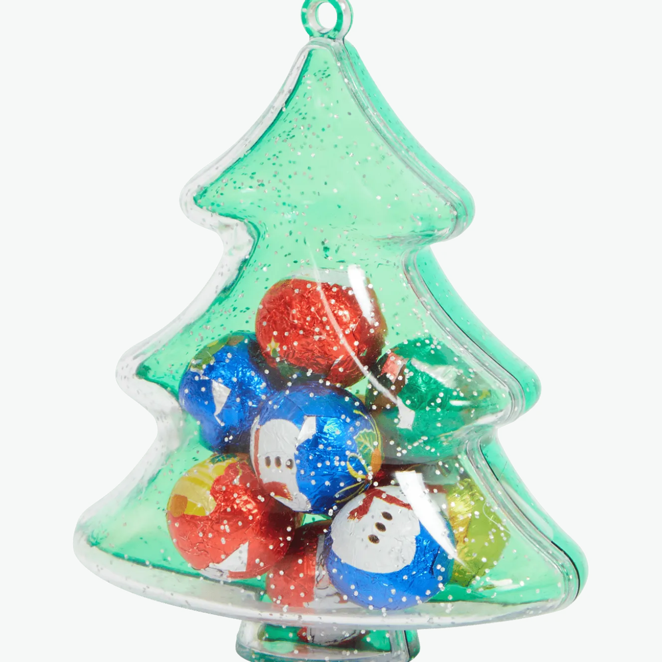 Kerstboomhanger met chocolade