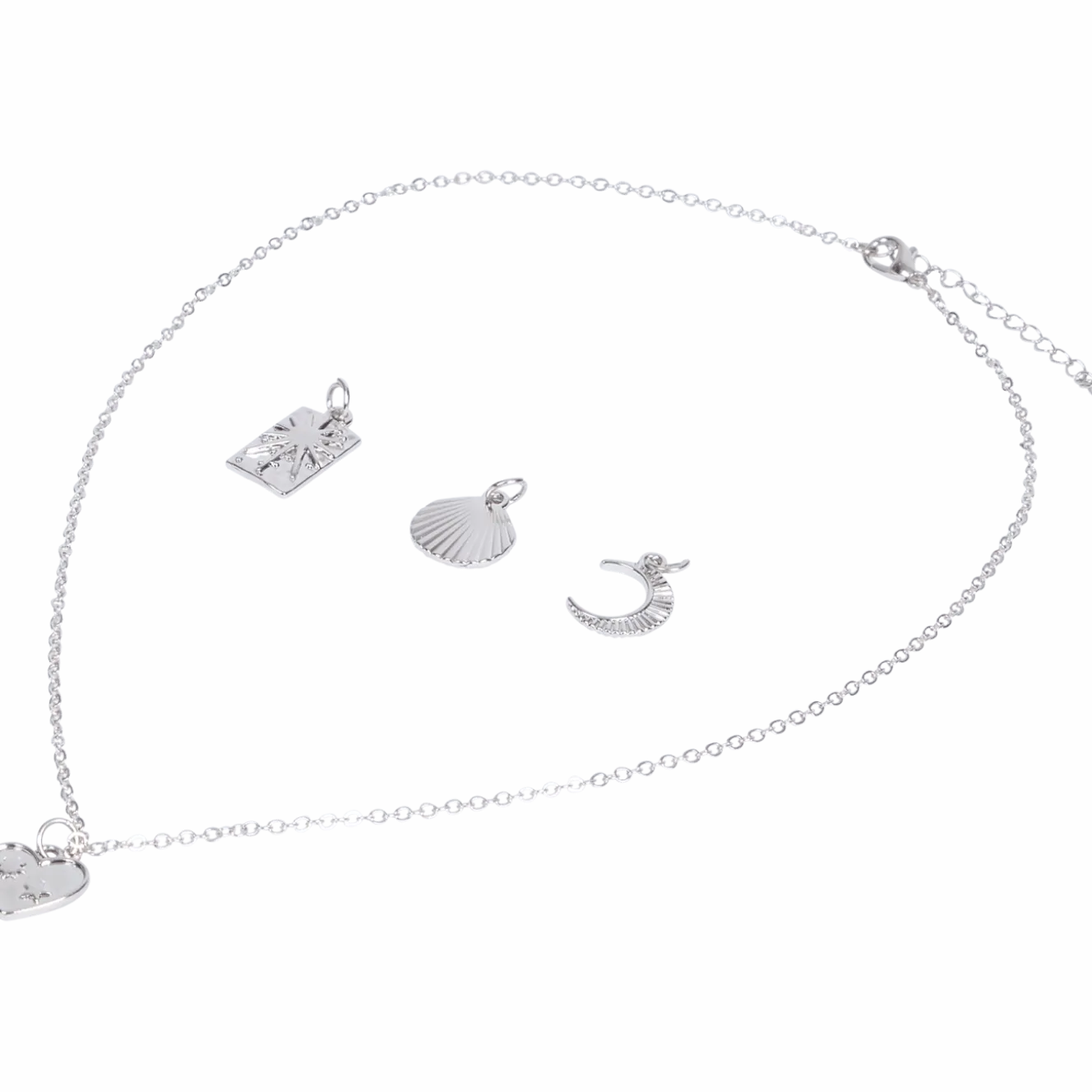 Ketting met verwisselbare hangers